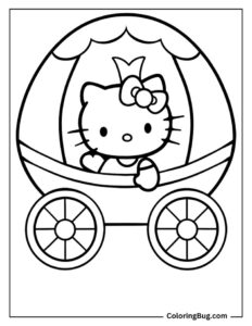 Free Hello Kitty Coloring Pages