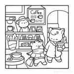 Free Cozy Friends Coloring Pages