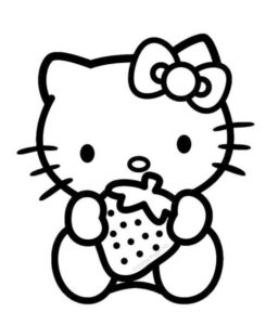 Free Hello Kitty Coloring Pages