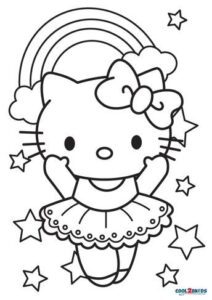 Free Hello Kitty Coloring Pages