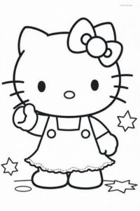 Free Hello Kitty Coloring Pages