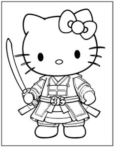 Free Hello Kitty Coloring Pages