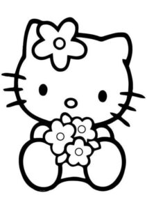 Free Hello Kitty Coloring Pages