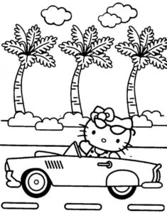 Free Hello Kitty Coloring Pages