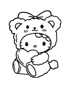 Free Hello Kitty Coloring Pages