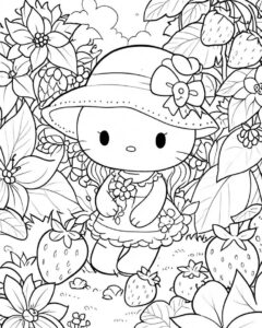 Free Hello Kitty Coloring Pages