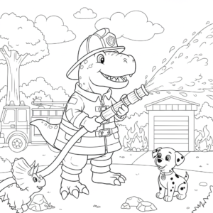 Read more about the article Dinosaur Coloring Pages: Free Printable Designs for Kids & Adults!